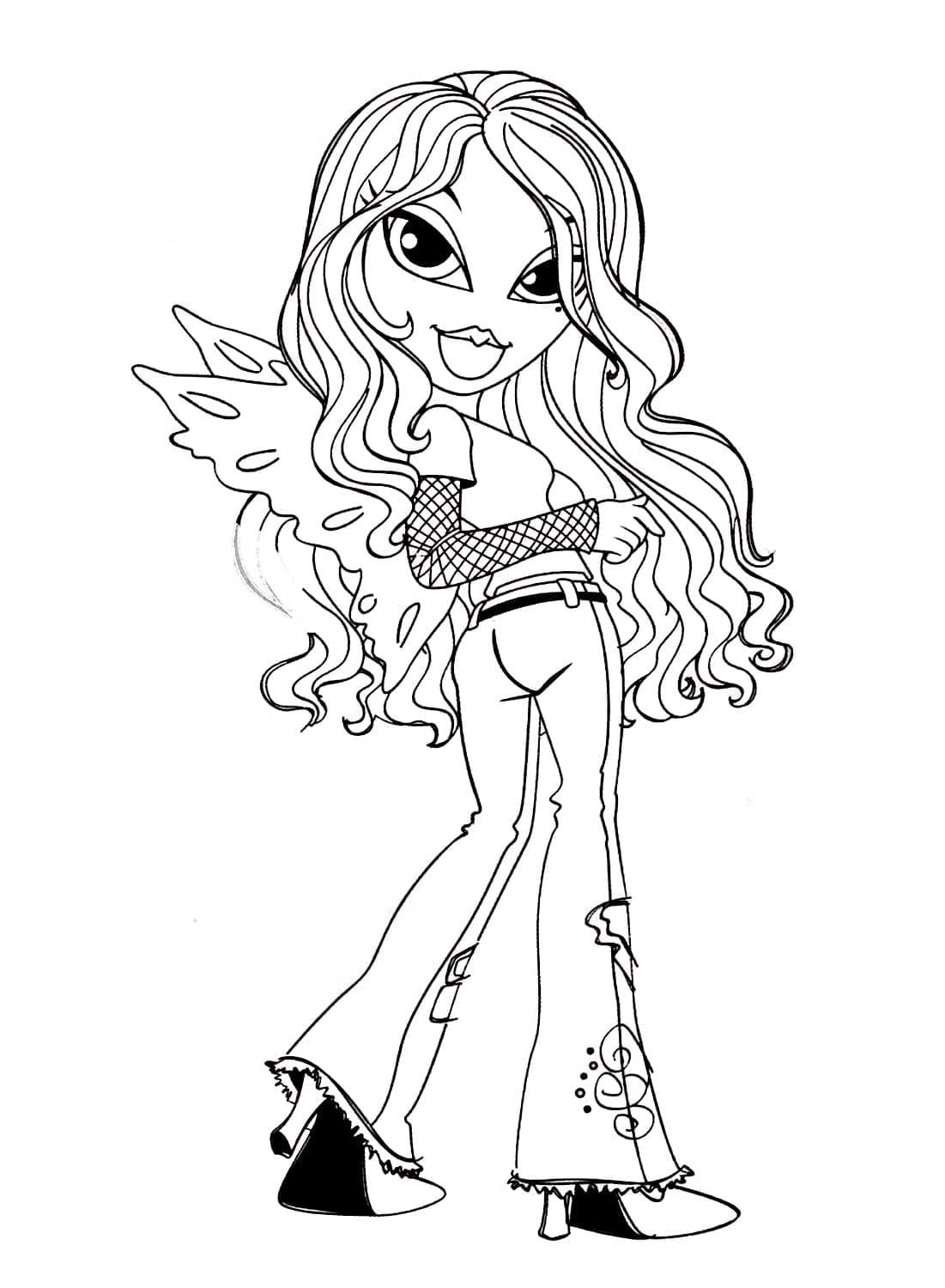 Bratz pro 1leté Děti omalovánka