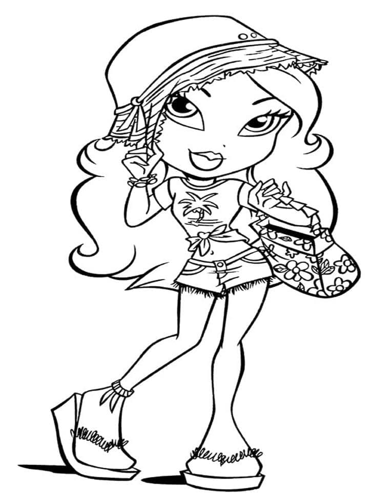 Bratz pro 2leté Děti omalovánka
