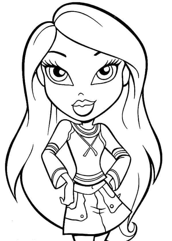 Bratz pro 5leté Děti omalovánka
