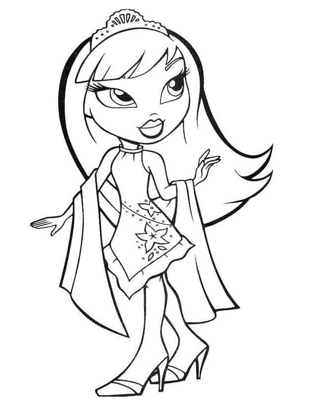 Bratz pro 6leté Děti omalovánka