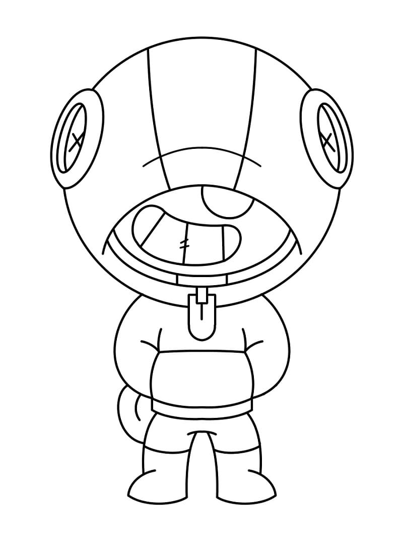Brawl Stars Leon omalovánka