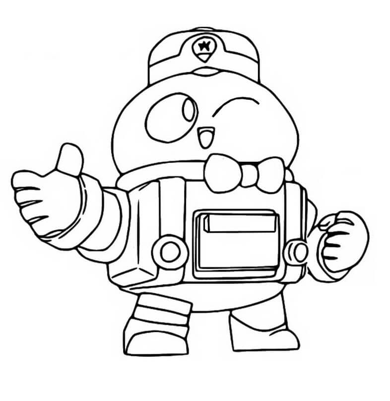 Brawl Stars Lou omalovánka