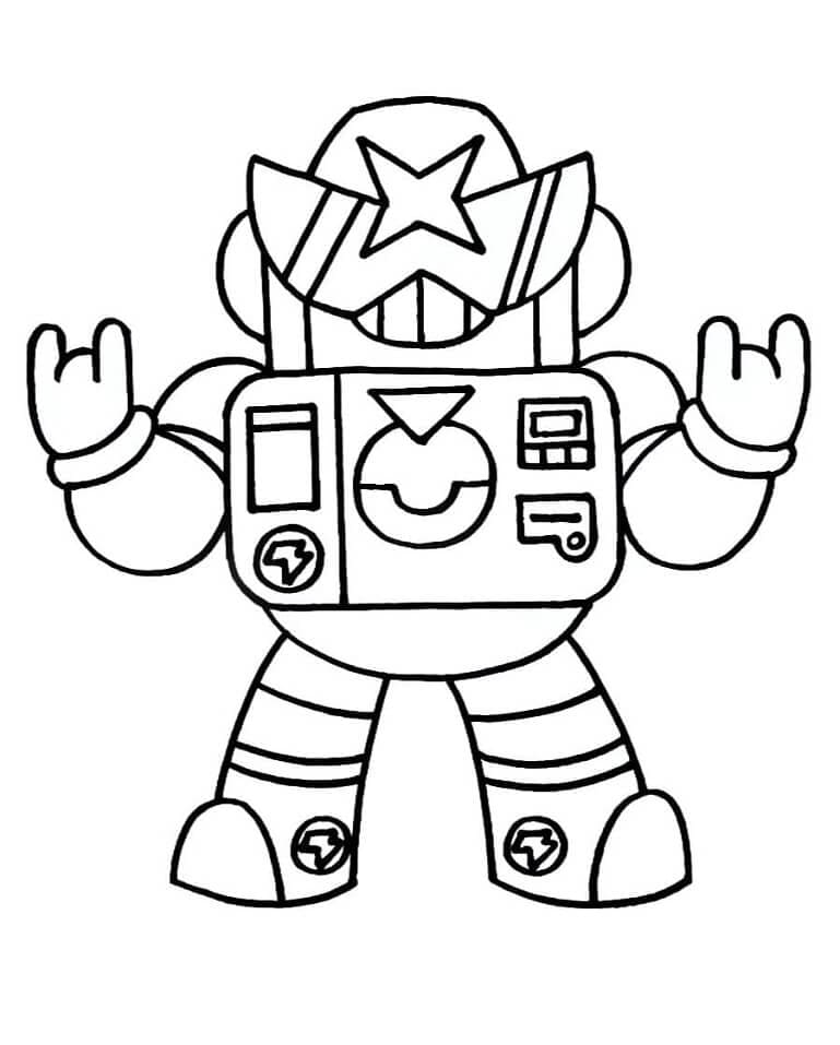 Brawl Stars Surge omalovánka