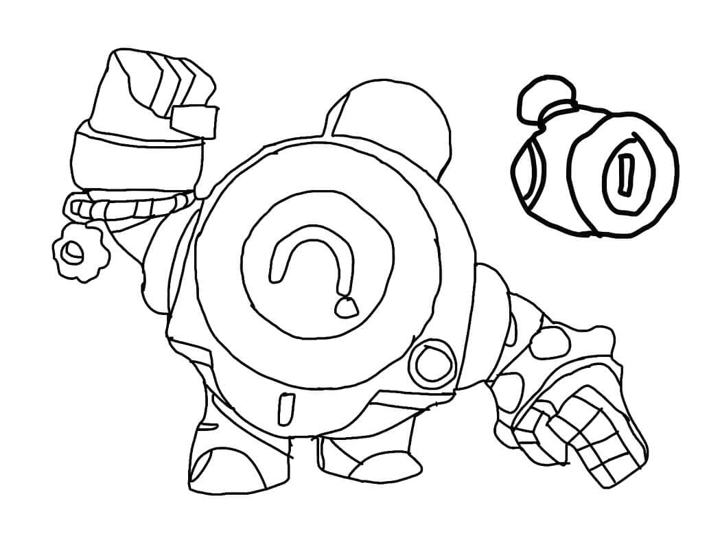 Brawl Stars Ücretsiz omalovánka
