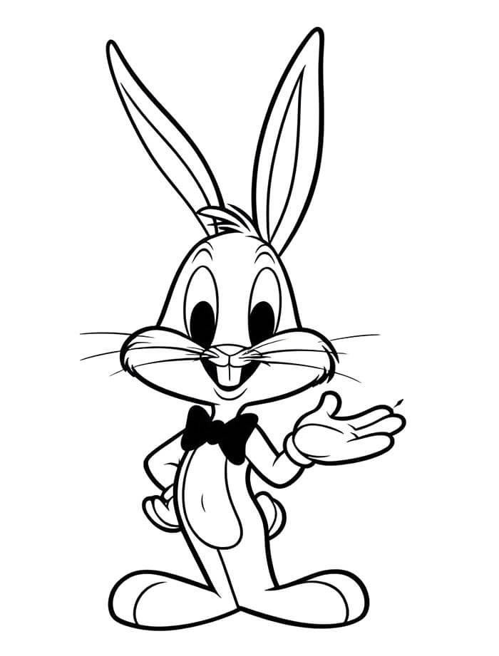 Bugs Bunny Obrázek omalovánka
