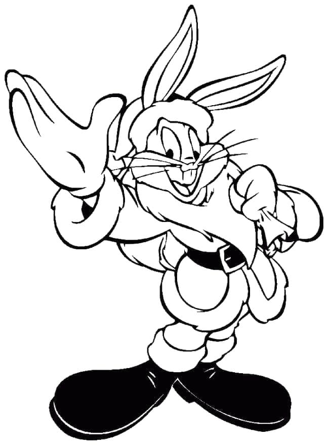 Bugs Bunny Tisknutelný omalovánka