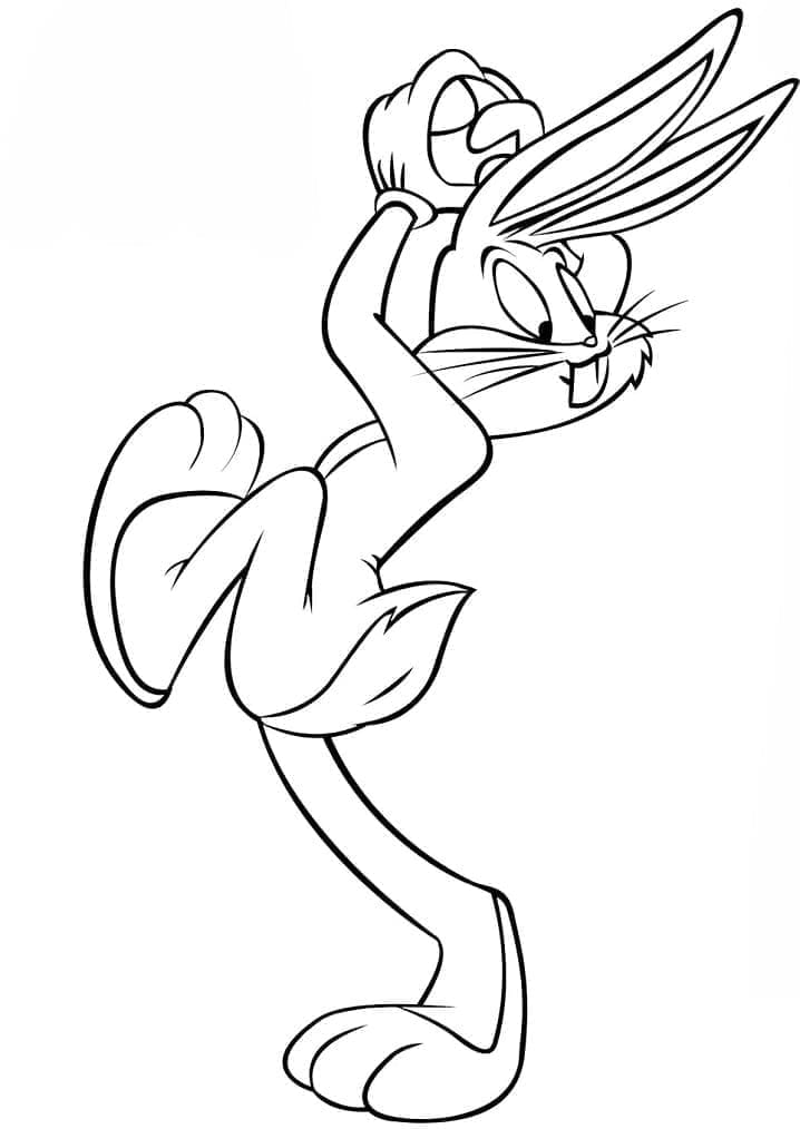 Bugs Bunny Zdarama omalovánka