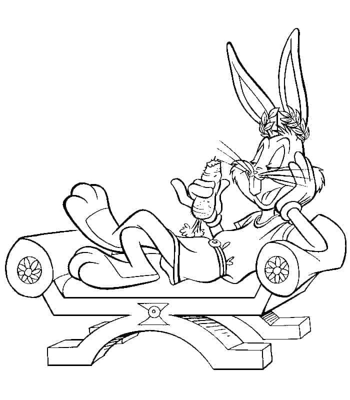 Bugs Bunny Zdarma pro Děti omalovánka