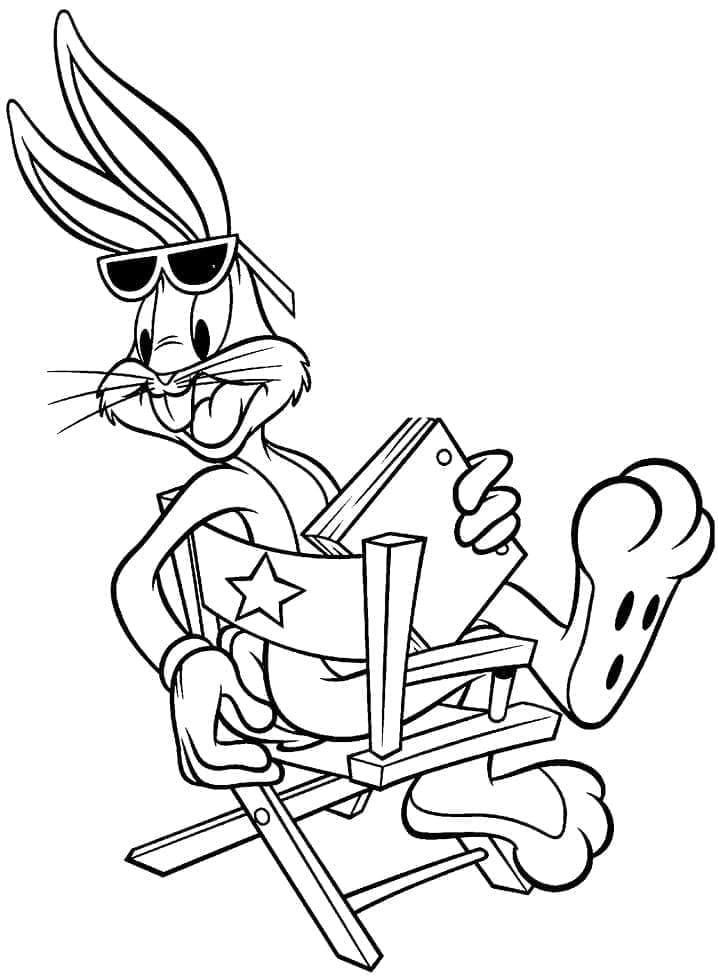 Bugs Bunny pro Děti omalovánka