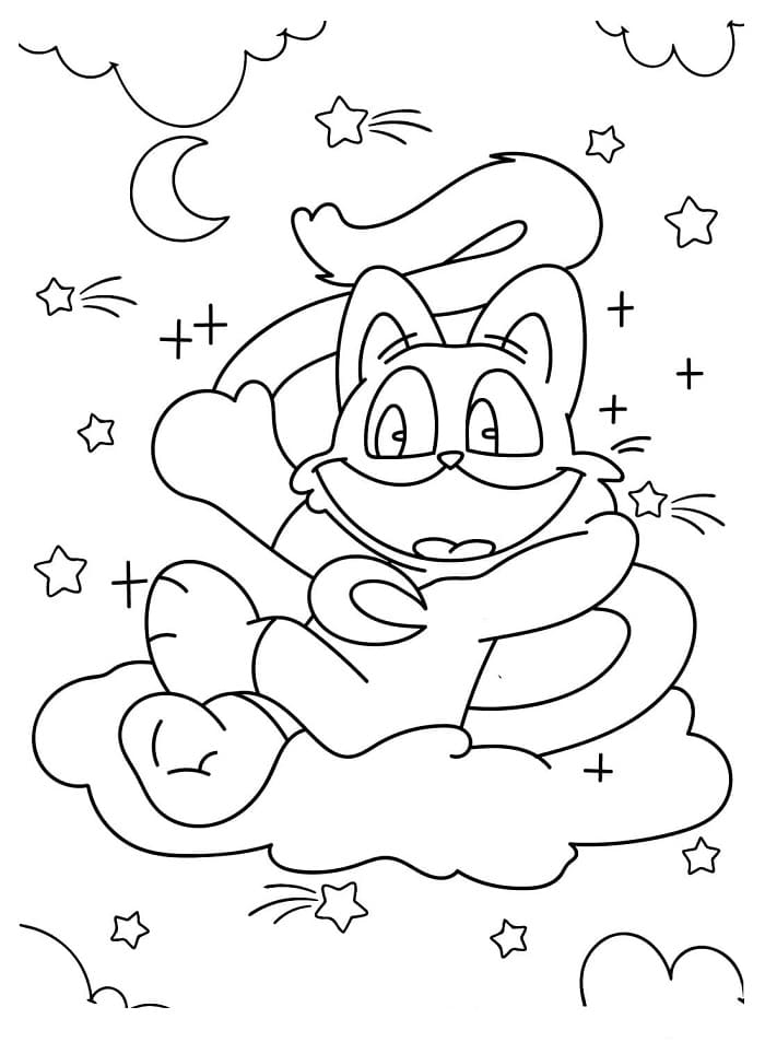 Catnap pro Děti omalovánka