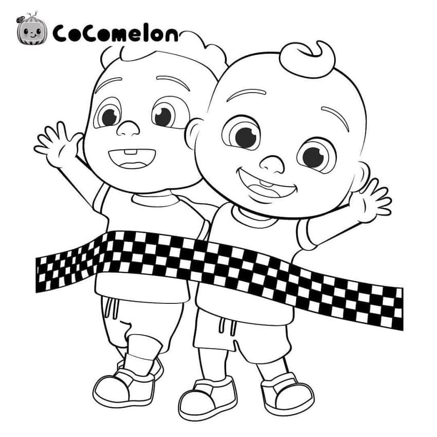 Cocomelon (6) omalovánka