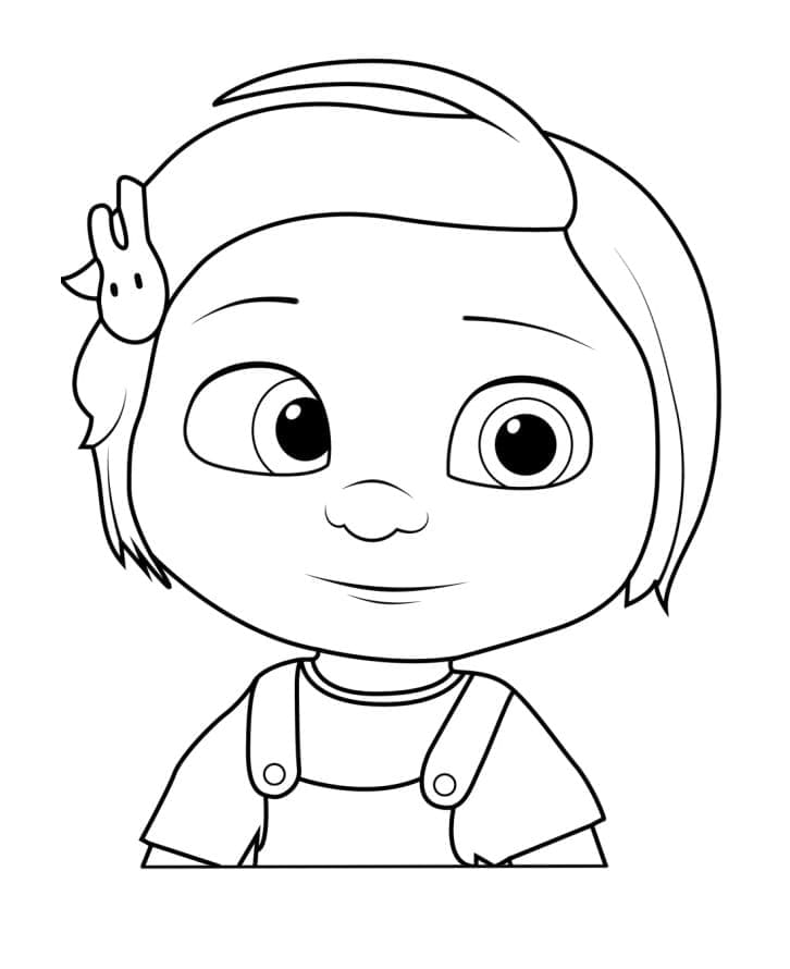 Cocomelon k Tisku omalovánka
