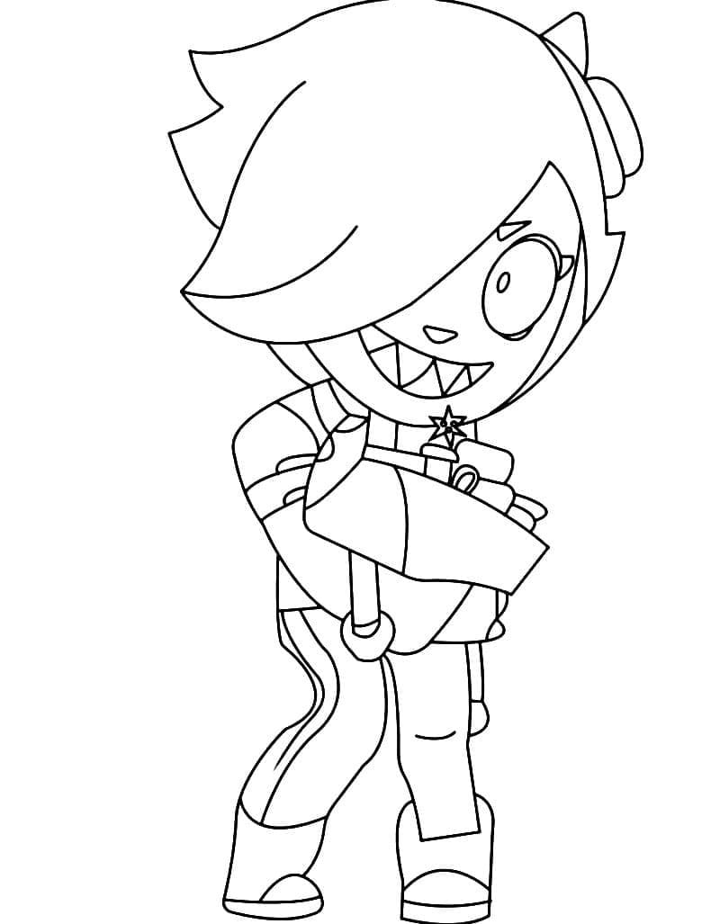 Colette Brawl Stars omalovánka
