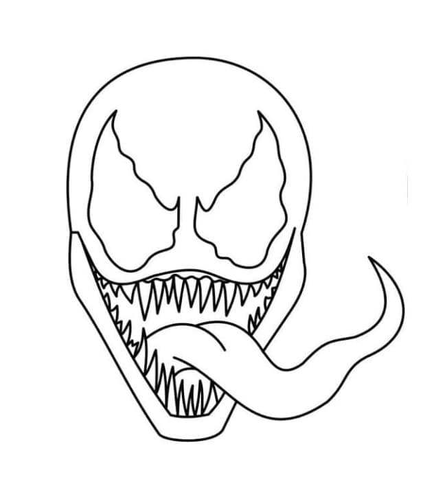 Cool Venom omalovánka