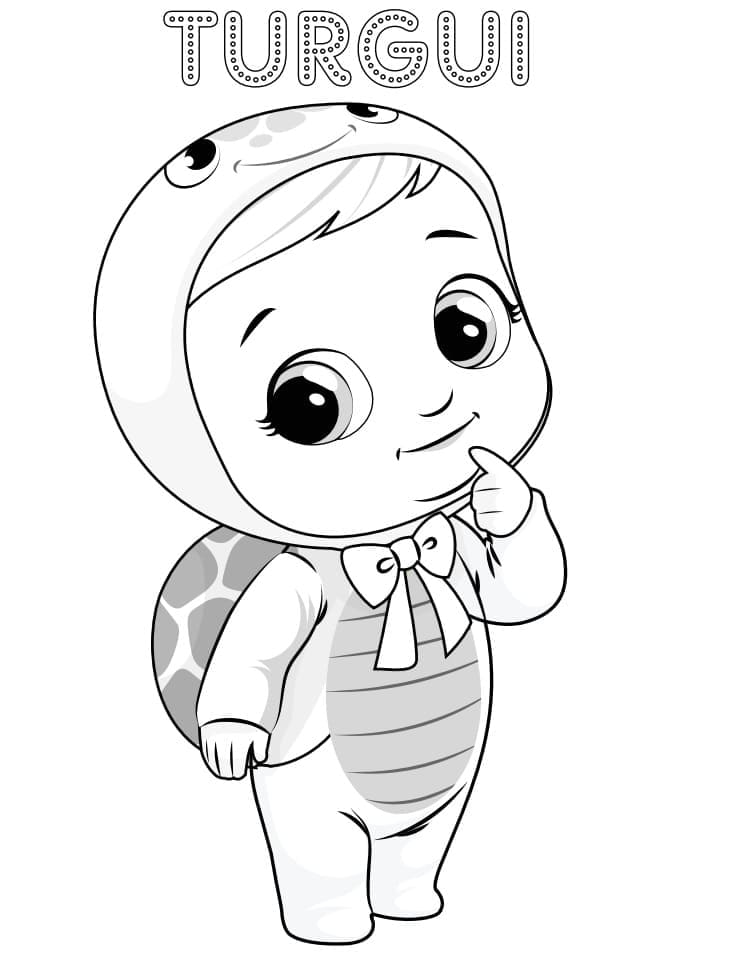 Cry Babies Tisknutelná Zdarma omalovánka