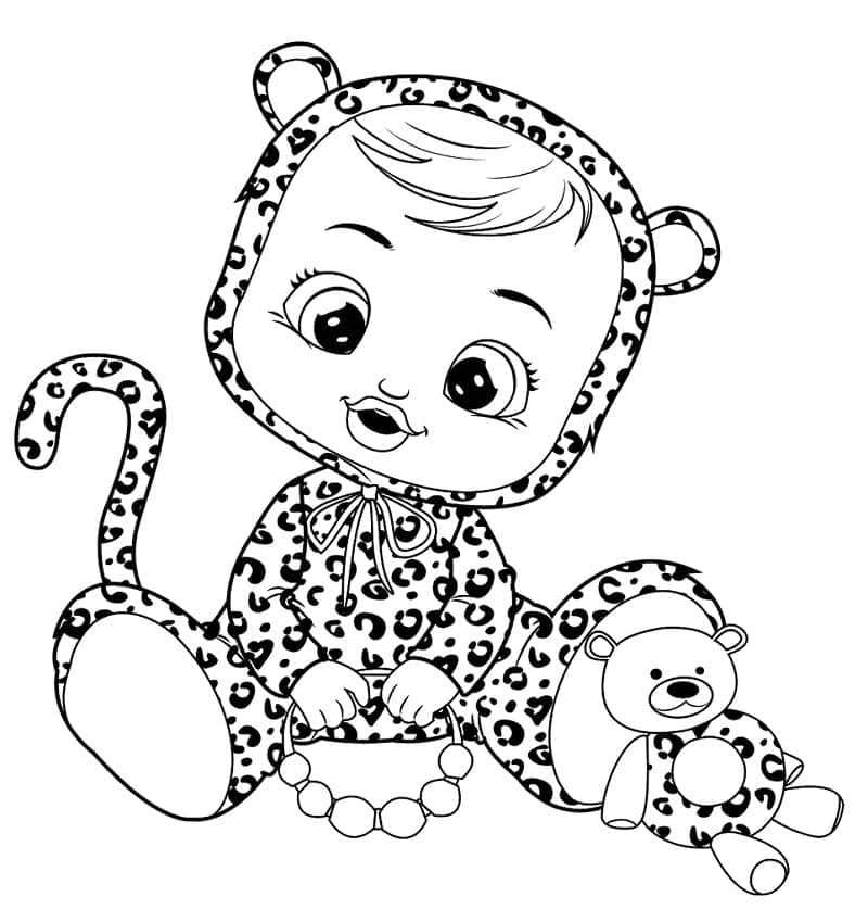 Cry Babies Tisknutelná pro Děti omalovánka