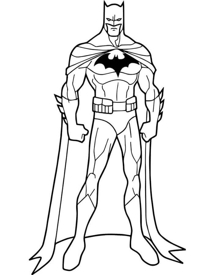 DC Batman omalovánka