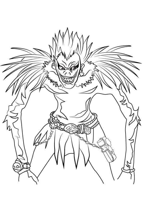 Death Note k Vymalování omalovánka