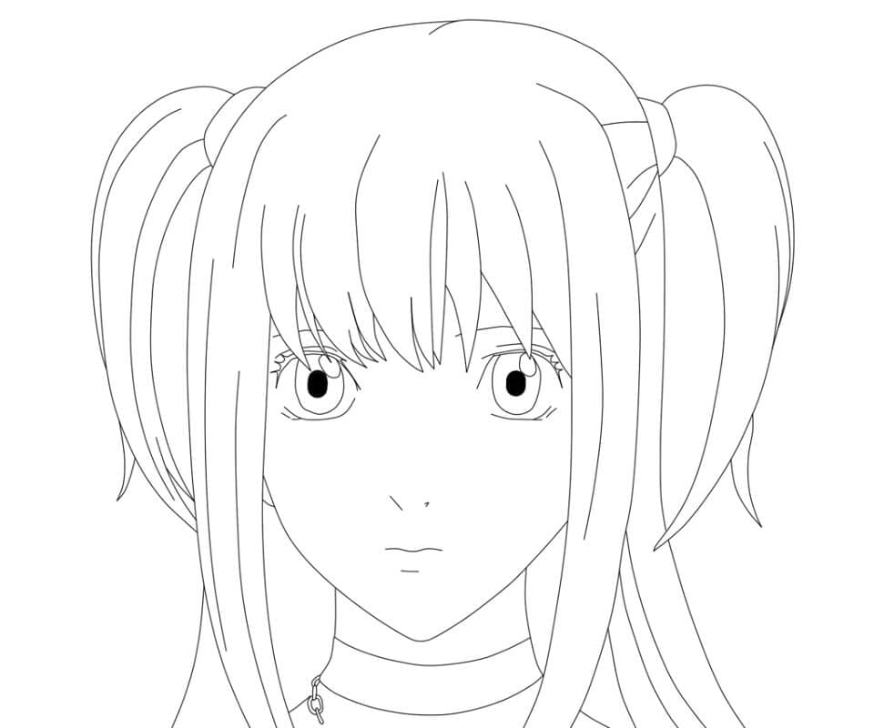 Death Note pro 2leté Děti omalovánka