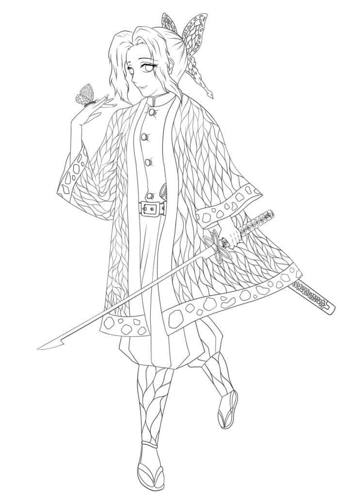 Demon Slayer (1) omalovánka