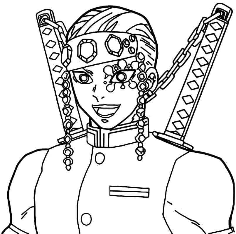 Demon Slayer (12) omalovánka