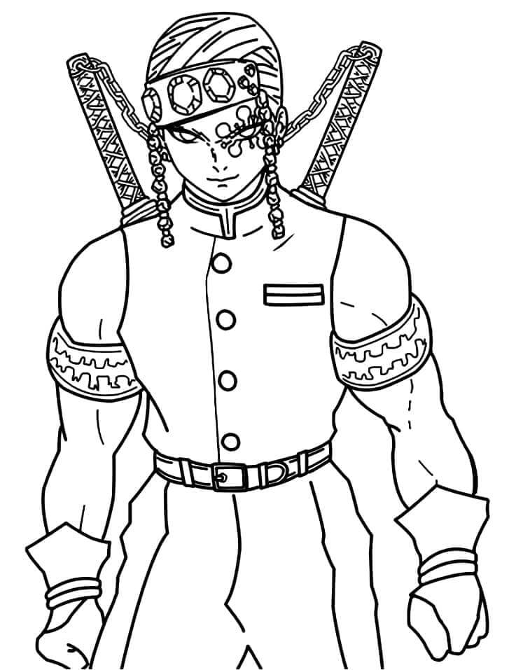 Demon Slayer (13) omalovánka