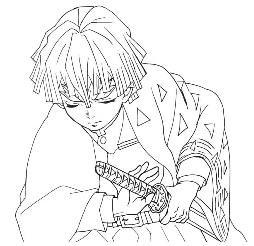 Demon Slayer (16) omalovánka