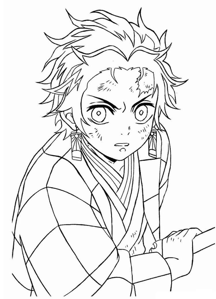 Demon Slayer (3) omalovánka