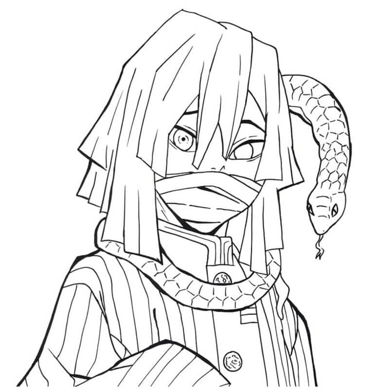 Demon Slayer (5) omalovánka