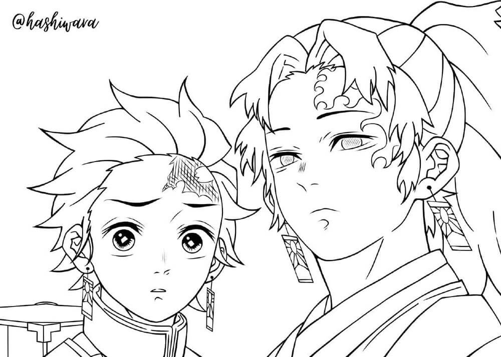 Demon Slayer (6) omalovánka