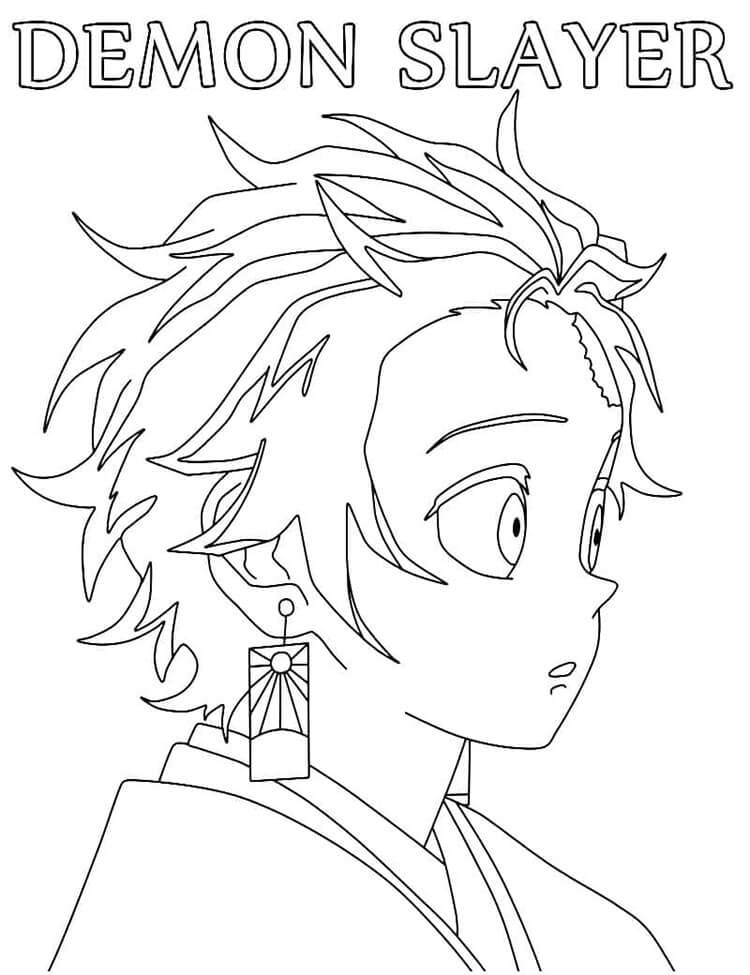 Demon Slayer (8) omalovánka