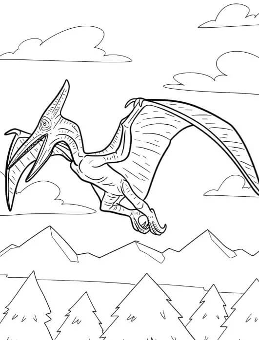 Dinosaurus Tisknutelný omalovánka