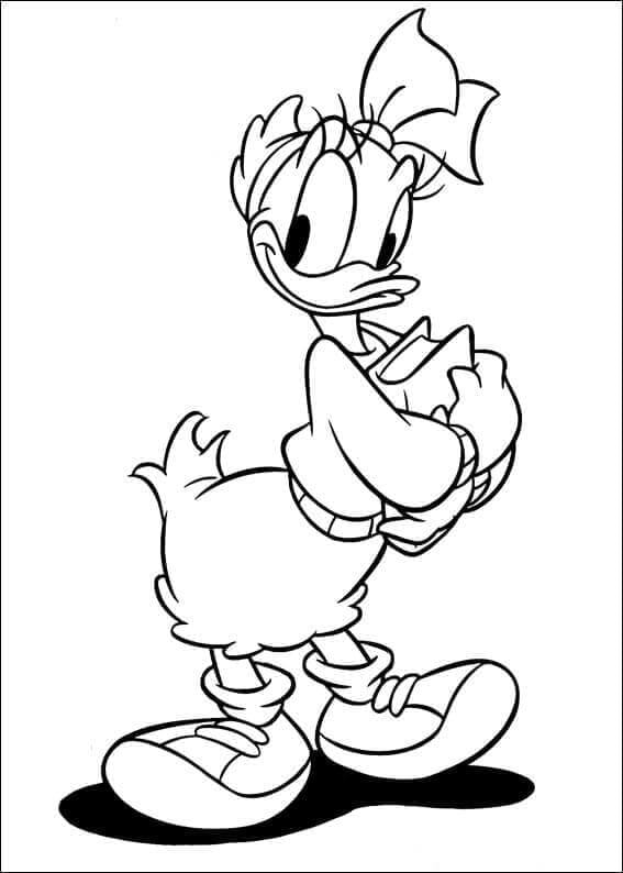 Disney Kačka Daisy omalovánka