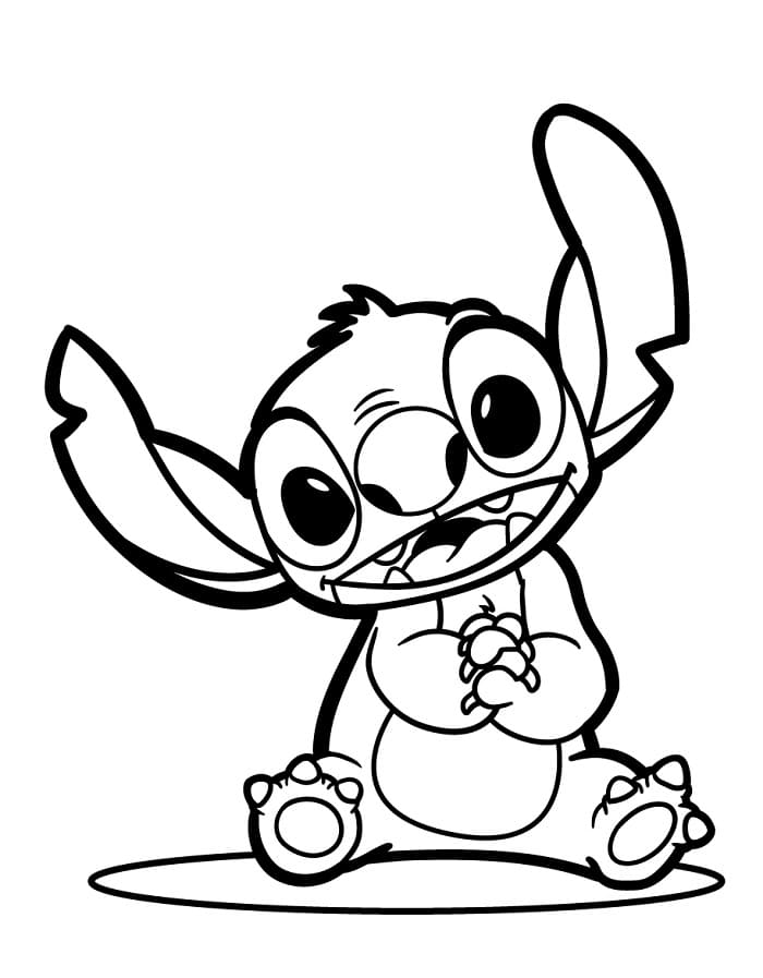 Disney Lilo a Stitch omalovánka
