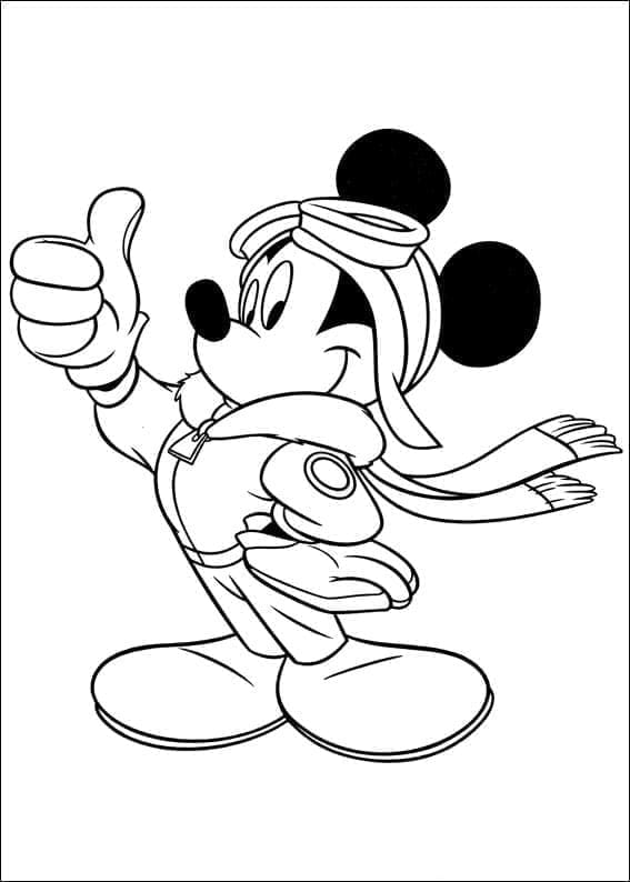 Disney Mickey Mouse omalovánka