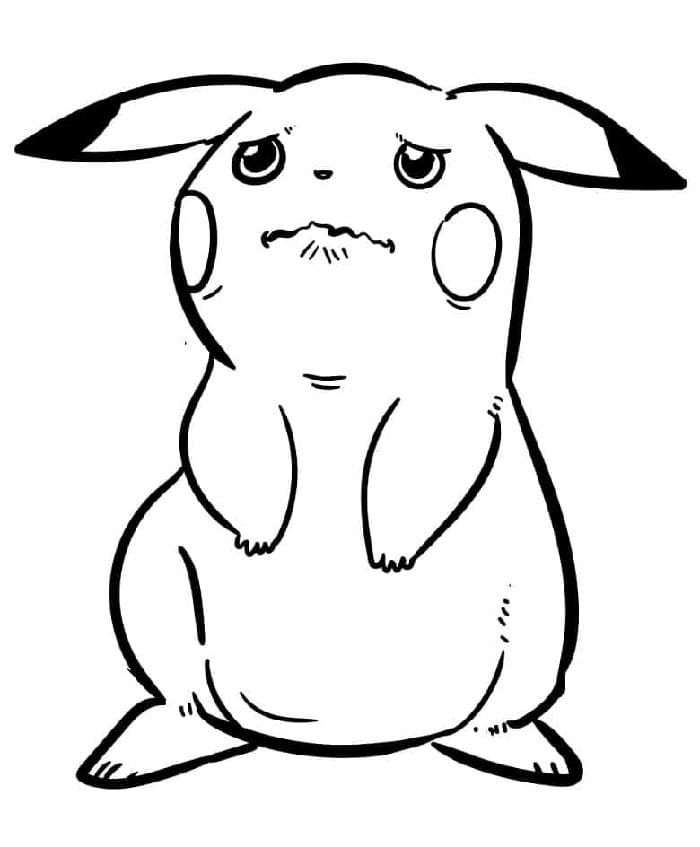 Dokonalý Pikachu omalovánka