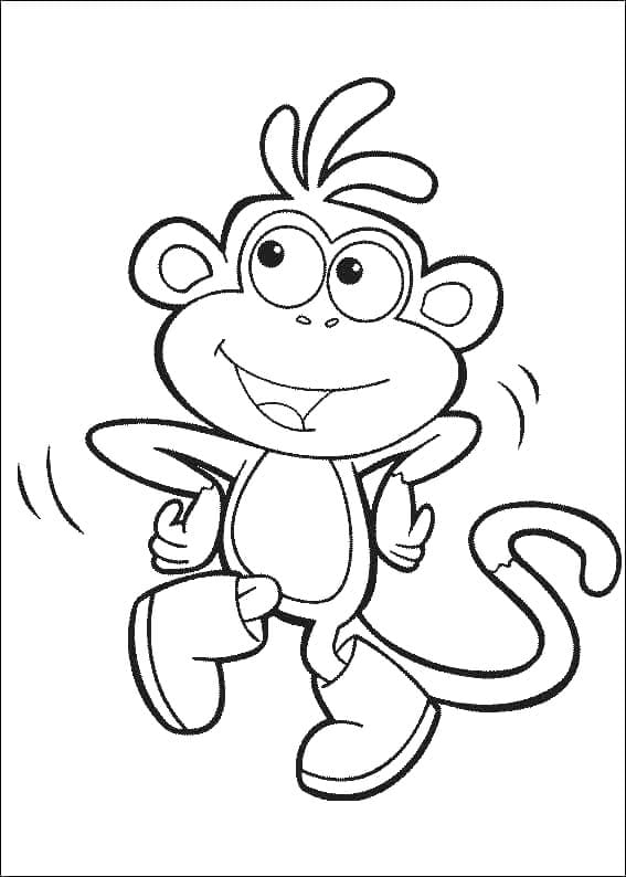 Dora Průzkumnice Obrázek omalovánka