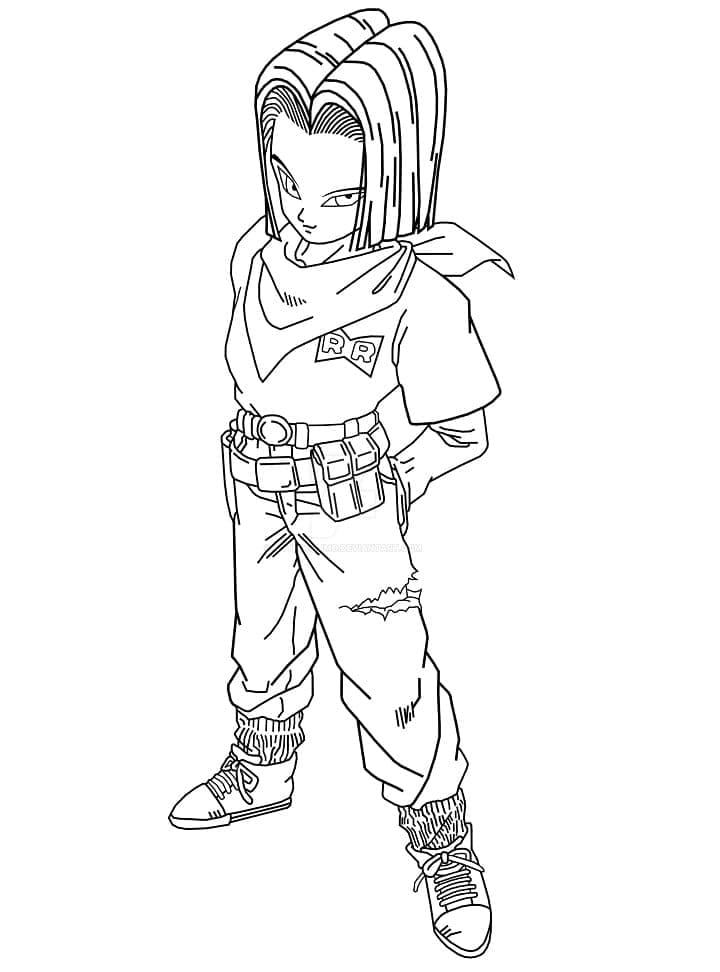 Dragon Ball Z k Vymalování omalovánka