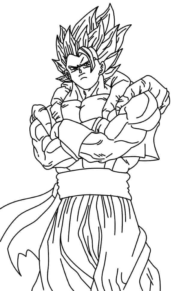 Dragon Ball Z pro 1leté Děti omalovánka