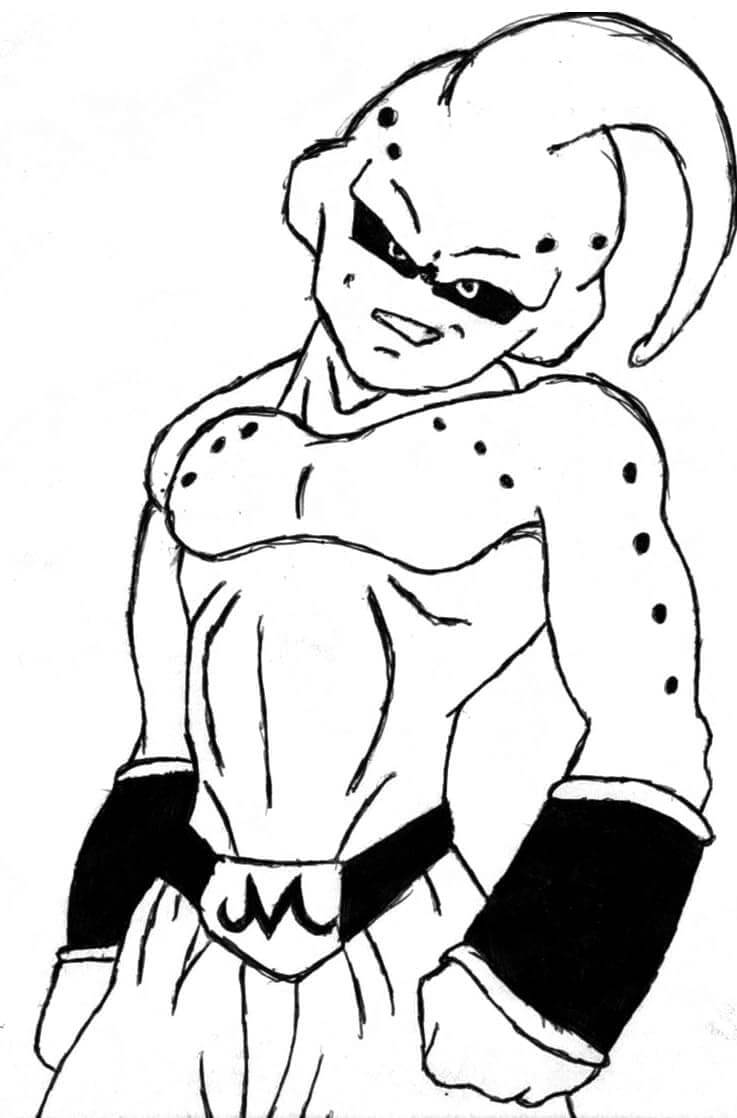 Dragon Ball Z pro 3leté Děti omalovánka