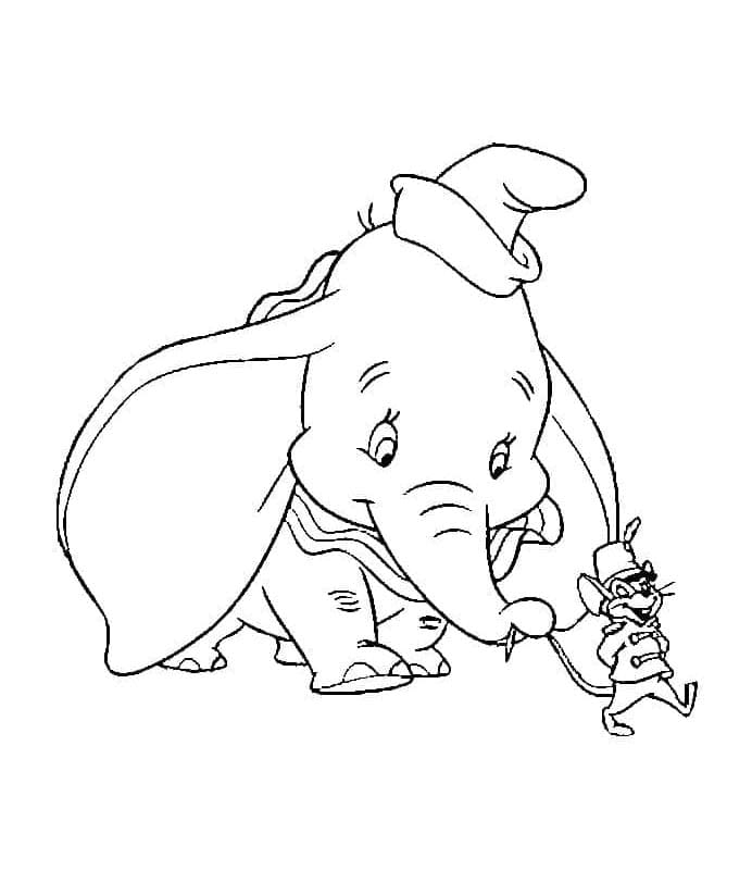 Dumbo 1 omalovánka