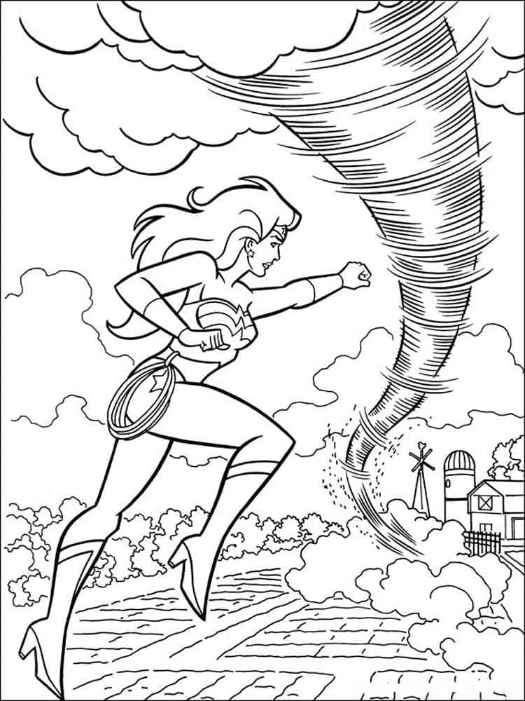 Epická Wonder Woman omalovánka