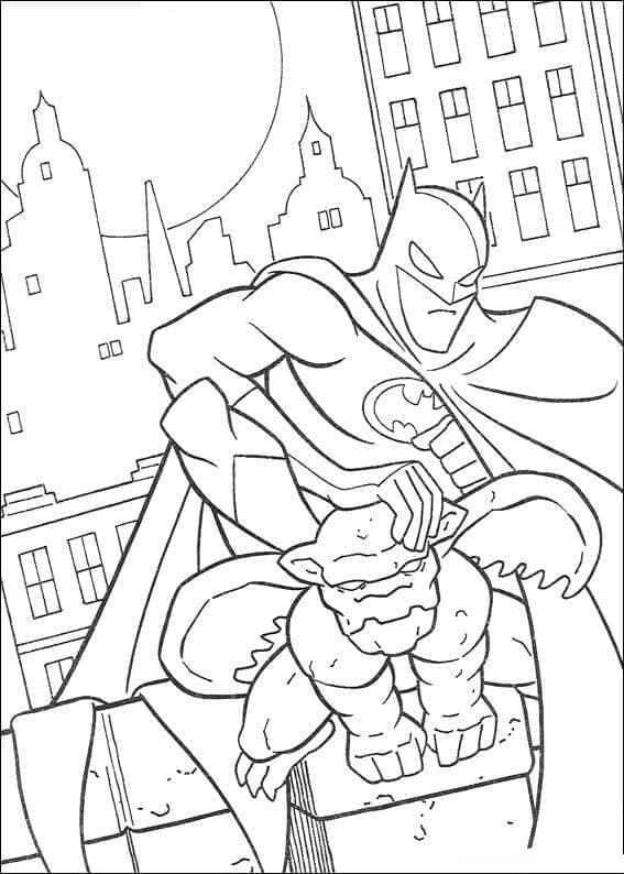 Epický Batman omalovánka