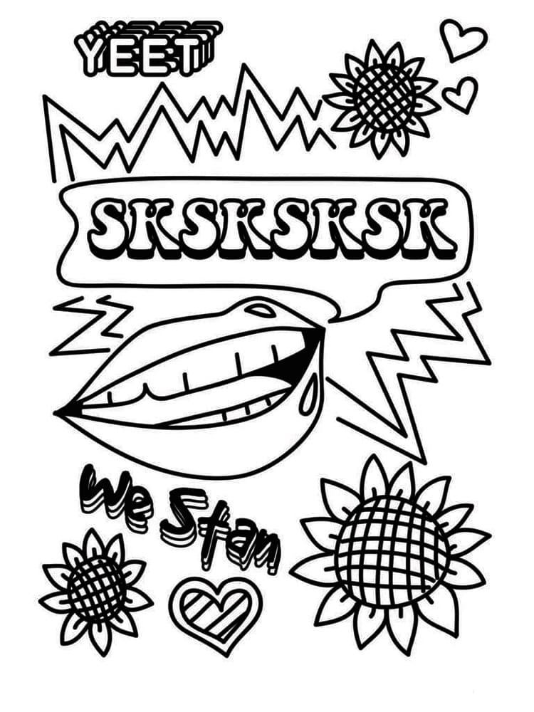 Estetický (4) omalovánka