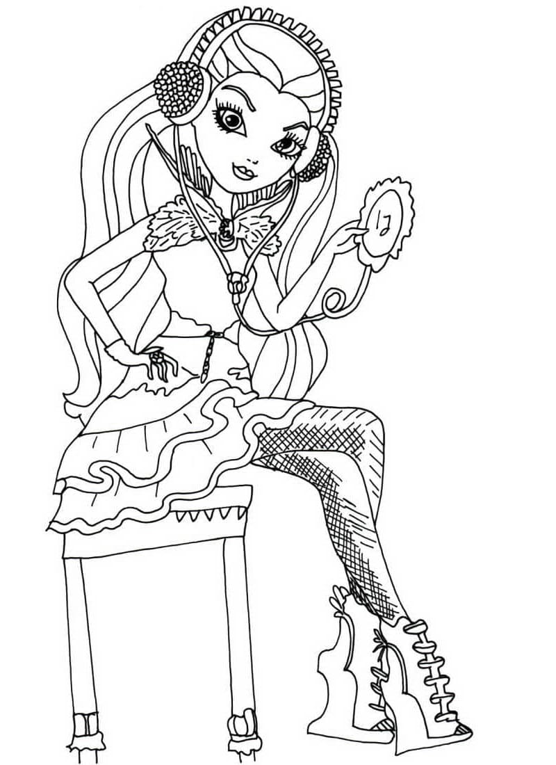 Ever After High (4) omalovánka