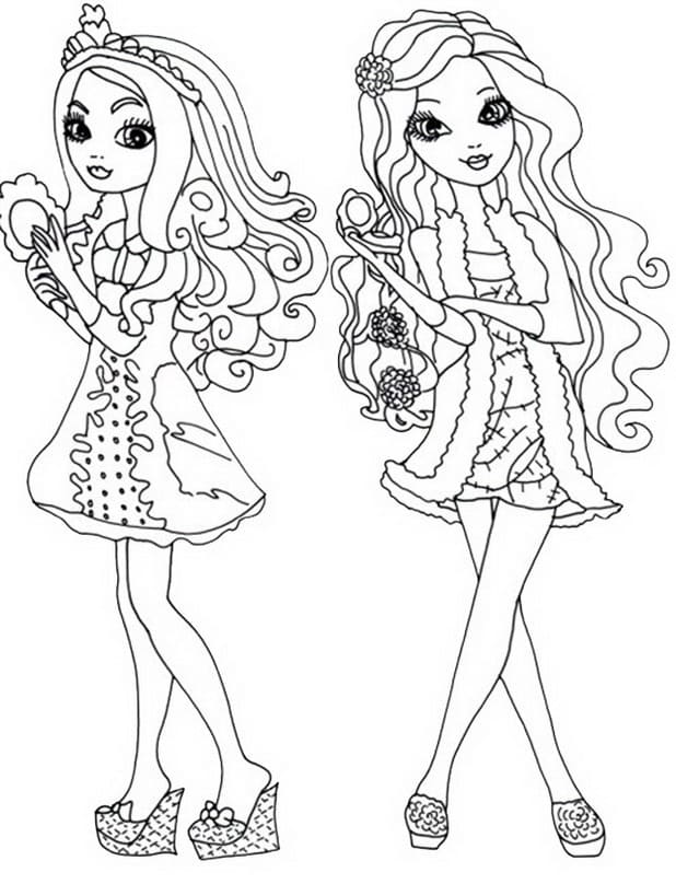 Ever After High (8) omalovánka