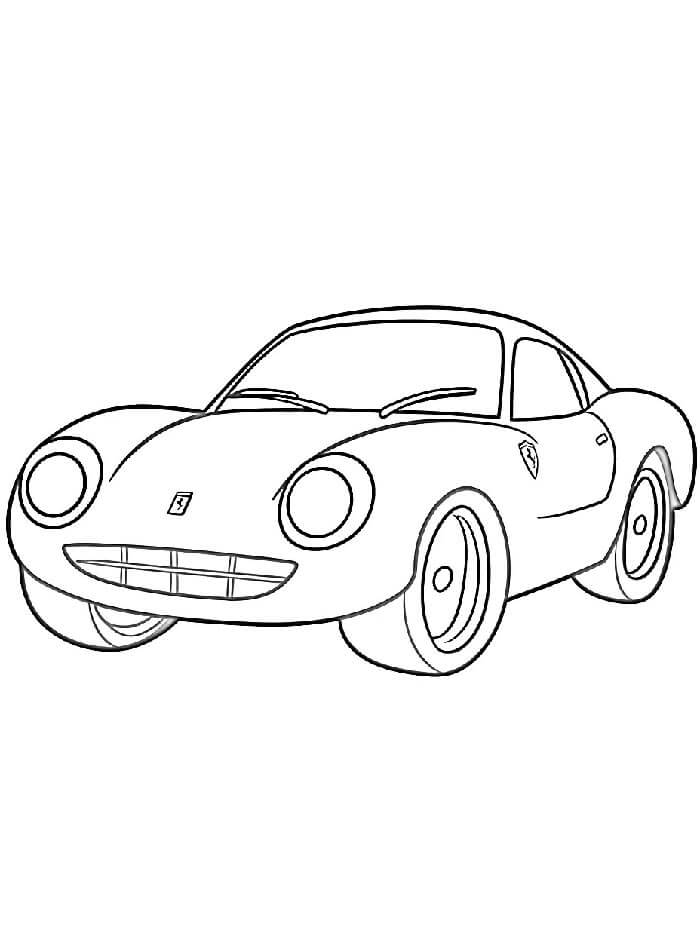 Ferrari pro Děti omalovánka
