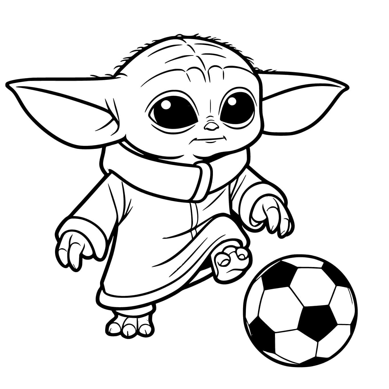 Fotbal (11) omalovánka