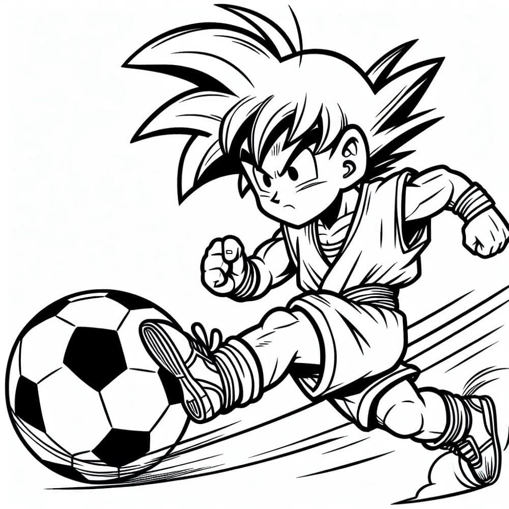 Fotbal (8) omalovánka