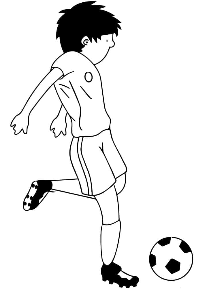 Fotbal Tisknutelný Zdarma omalovánka